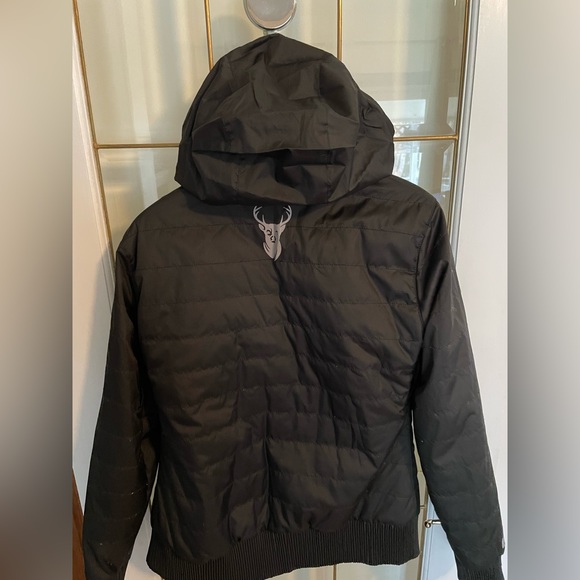 Women’s Eira Black Bomber Winter jacket - Picture 6 of 6